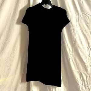 525 America Black Knit Sweater Dress